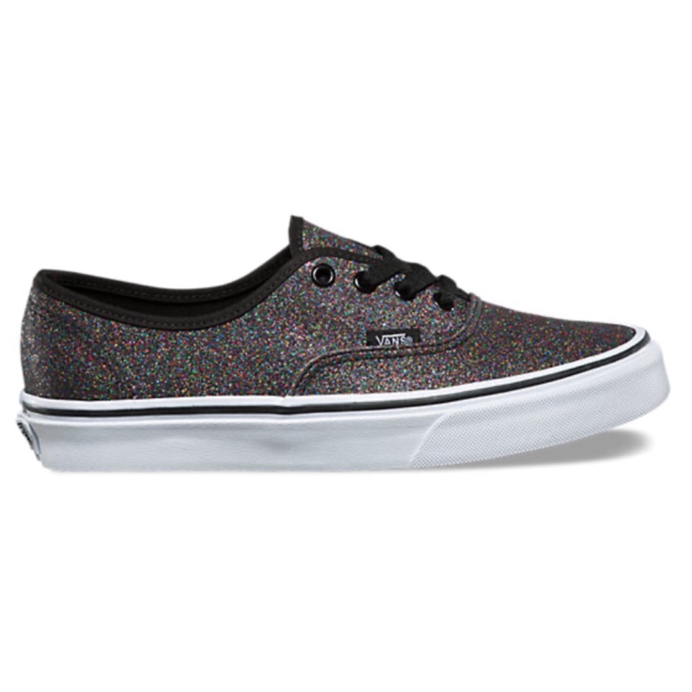 Vans Authentic Rainbow Glitter Skate Shoe